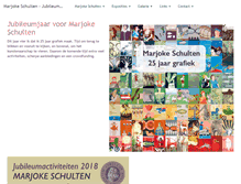 Tablet Screenshot of marjokeschulten.nl